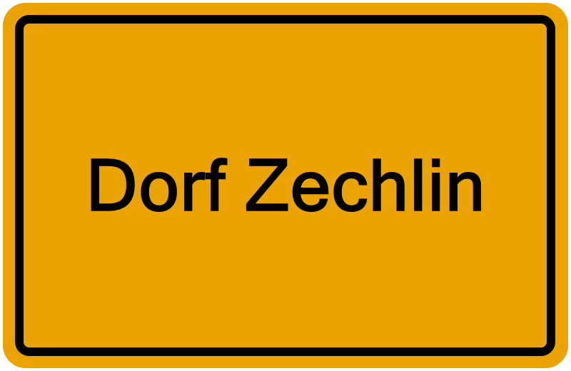 Handelsregisterauszug Dorf Zechlin